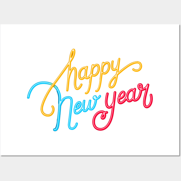 Happy New Year Wall Art by MajorCompany